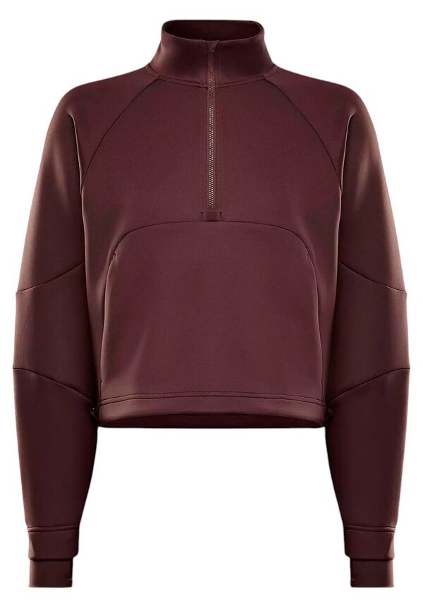 ナイキ レディース パーカー・スウェット アウター Nike Women's Dri-FIT Prima 1/2-Zip Training Top Red Sepiaの通販は