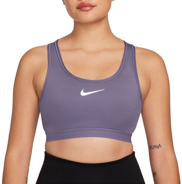 ナイキ レディース ブラジャー アンダーウェア Nike Women's Swoosh High Support Non-Padded Adjustable Sports Bra Daybreak