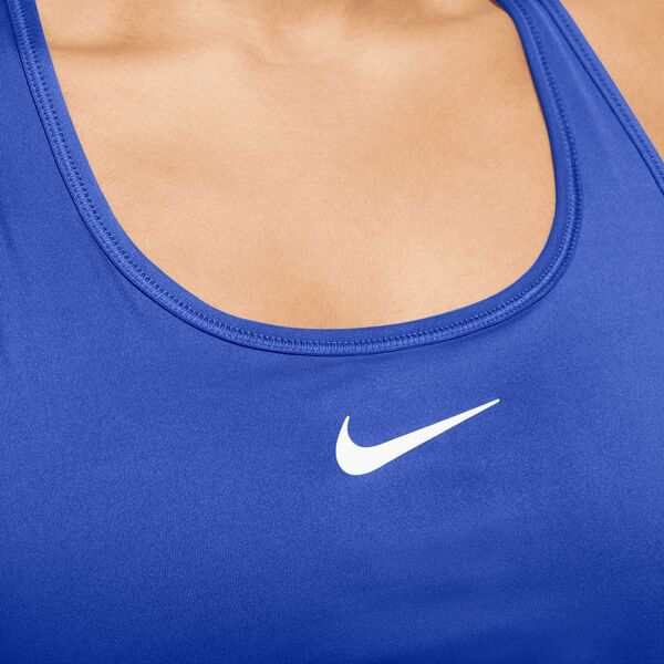 ナイキ レディース ブラジャー アンダーウェア Nike Women's Swoosh Medium Support Padded Sports Bra Hyper Royal