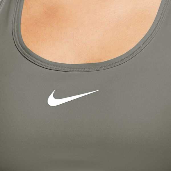 ナイキ レディース ブラジャー アンダーウェア Nike Women's Swoosh Medium Support Padded Sports Bra Light Army