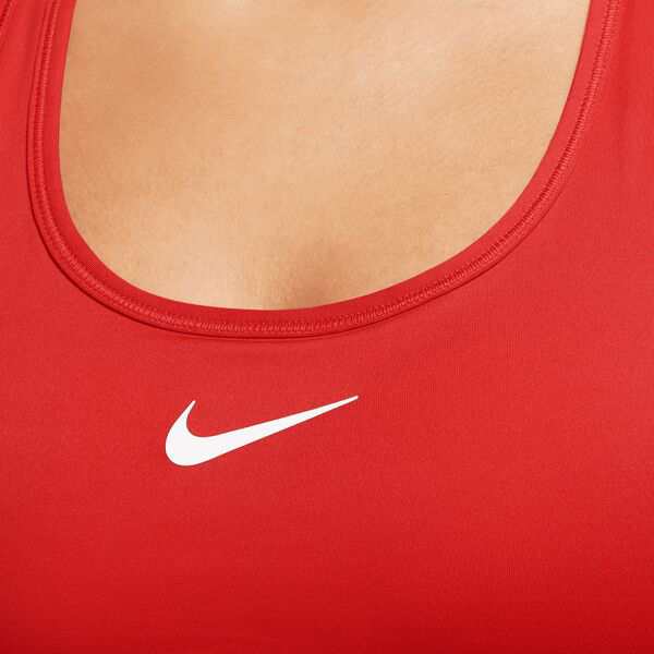 ナイキ レディース ブラジャー アンダーウェア Nike Women's Swoosh Medium Support Padded Sports Bra University Red