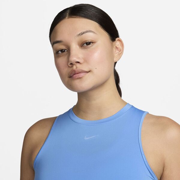 ナイキ レディース シャツ トップス Nike Women's One Classic Dri-FIT Cropped Tank Top University Blue