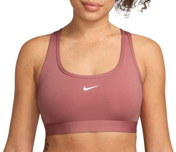 ナイキ レディース ブラジャー アンダーウェア Nike Women's Swoosh Light Support Non-Padded Sports Bra Canyon Pink