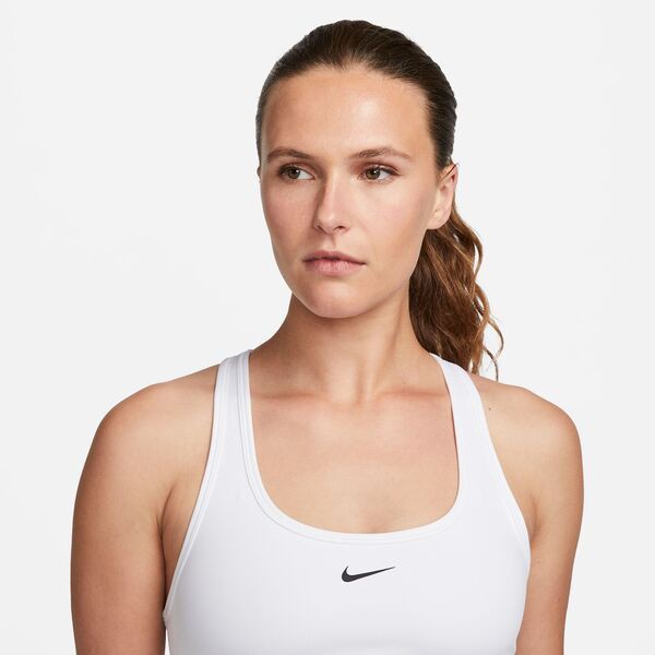 ナイキ レディース ブラジャー アンダーウェア Nike Women's Swoosh Light Support Non-Padded Sports Bra White