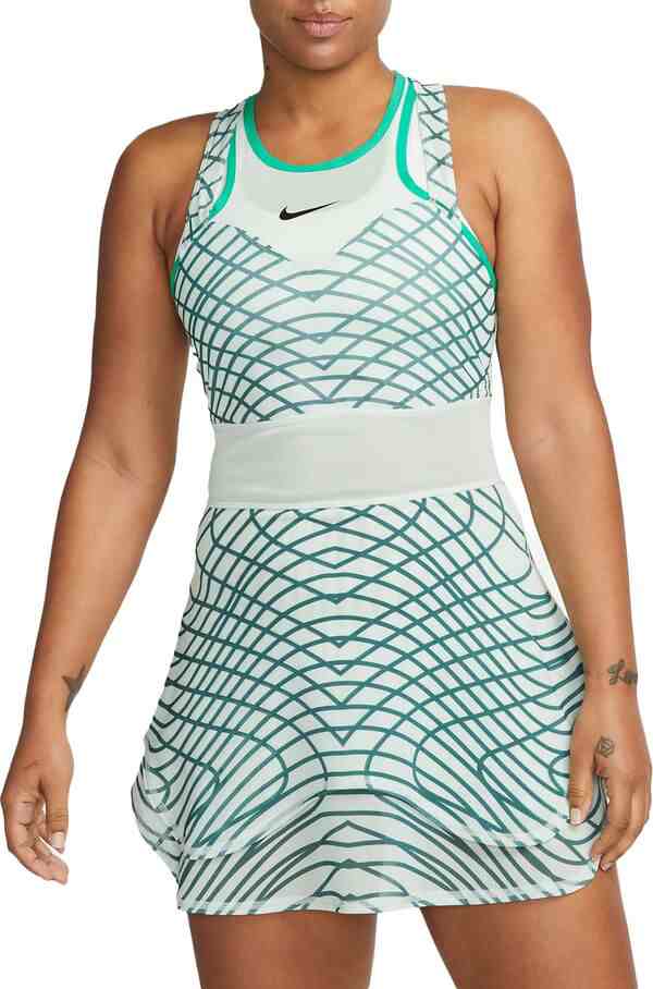 ナイキ レディース スカート ボトムス Nike Women's NikeCourt Dri FIT Slam Dress Barely Green/White