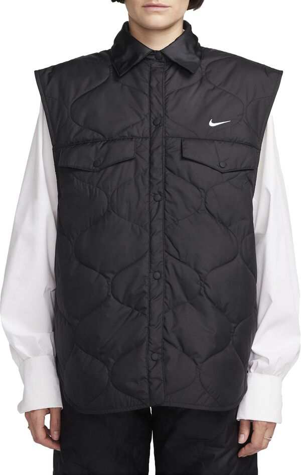 ナイキ レディース ジャケット・ブルゾン アウター Nike Sportswear Women's Essential Quilted Vest Black