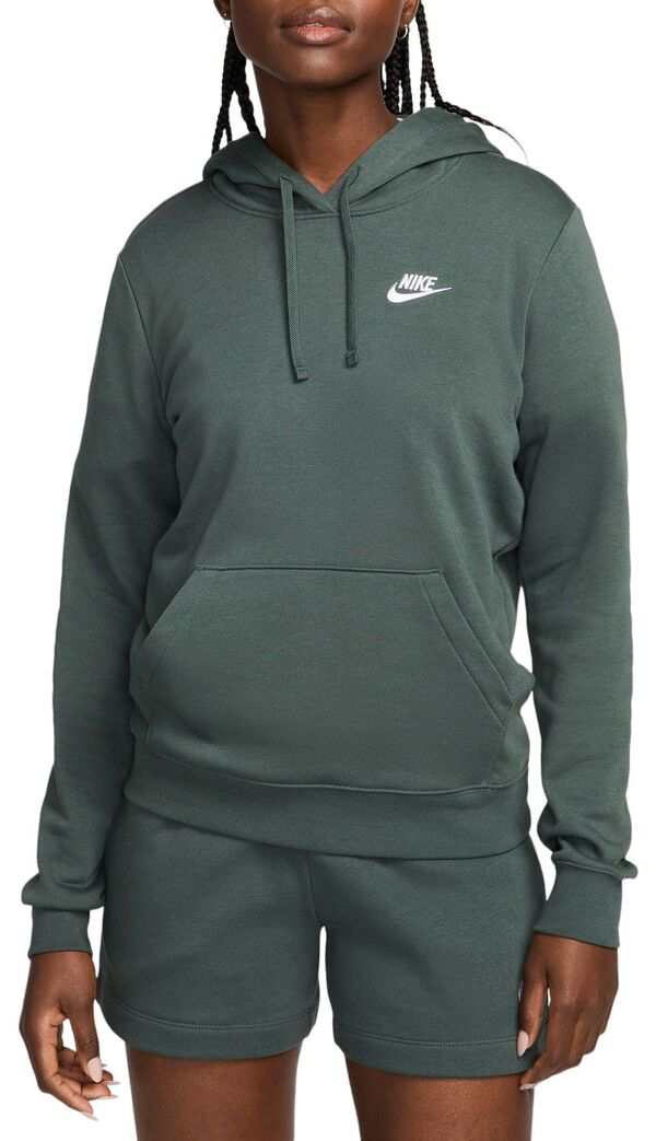 ナイキ レディース パーカー・スウェット アウター Nike Sportswear Women's Club Fleece Pullover Hoodie Vintage Green