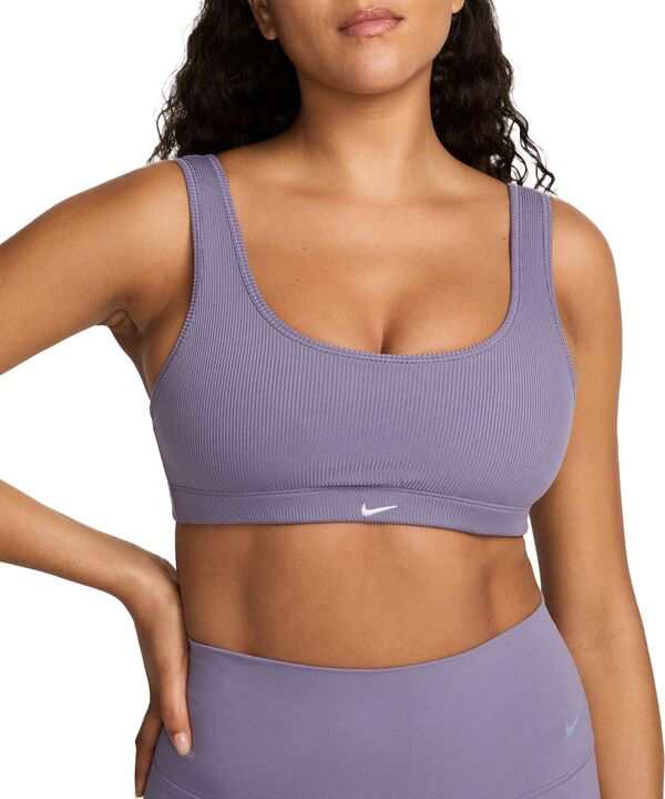 ナイキ レディース ブラジャー アンダーウェア Nike Women's One Scoop Light-Support Lightly Lined Ribbed Sports Bra Daybreak