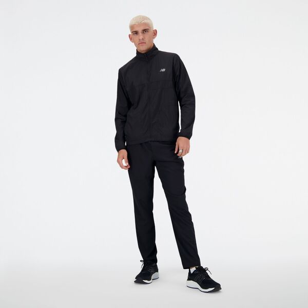 ニューバランス メンズ ジャケット・ブルゾン アウター New Balance Men's Athletics Packable Jacket Blackの通販は