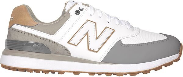 ニューバランス メンズ スニーカー シューズ New Balance Men's 574 Greens V2 Golf Shoes White/Greyの通販は