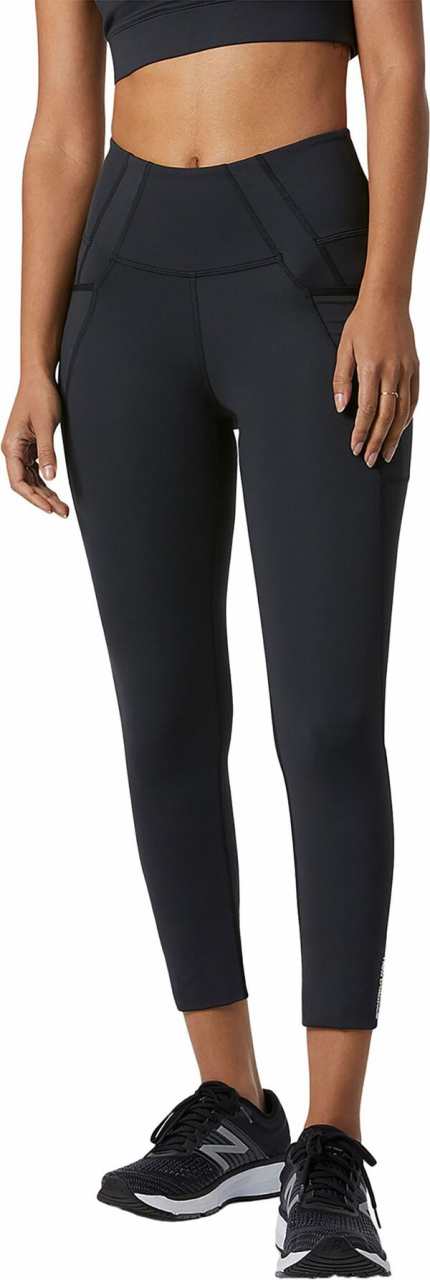 ニューバランス レディース カジュアルパンツ ボトムス New Balance Women's Shape Shield 7/8 High Rise Pocket Tights Black