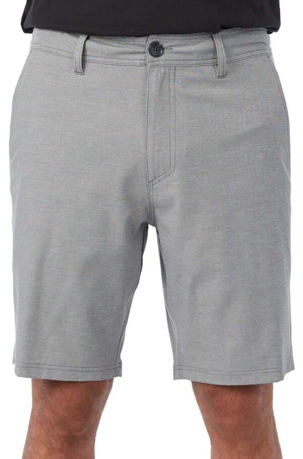 オニール メンズ ハーフパンツ・ショーツ ボトムス O'Neill Men's Reserve Light Check 19” Hybrid Shorts Graphite