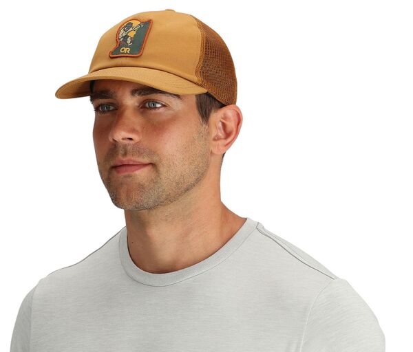 アウトドアリサーチ メンズ 帽子 アクセサリー Outdoor Research Squatch Lo Pro Trucker Hat Bronzeの通販は