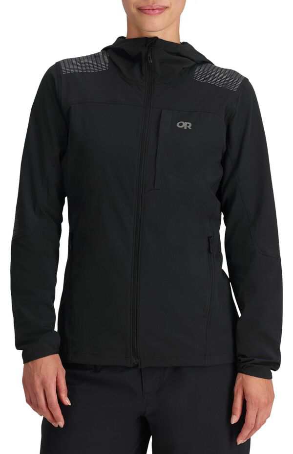 アウトドアリサーチ レディース パーカー・スウェット アウター Outdoor Research Women's Duraprint Ferrosi Hoodie Blackの通販は