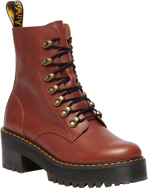 ドクターマーチン レディース ブーツ・レインブーツ シューズ Dr. Martens Women's Leona Vintage Sendal Boots Saddle Tanの通販は 27,548円