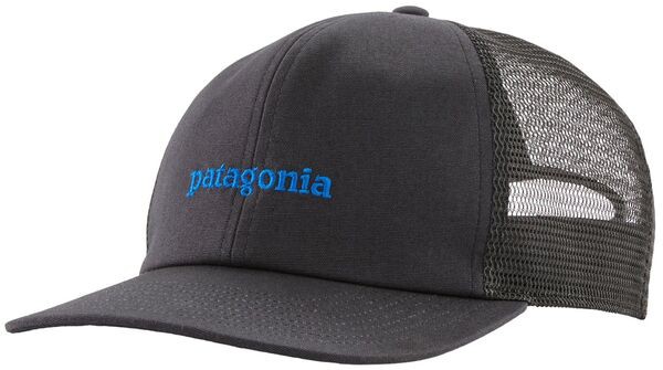 パタゴニア レディース 帽子 アクセサリー Patagonia Relaxed Trucker Hat Text Logo/Ink Blackの通販は