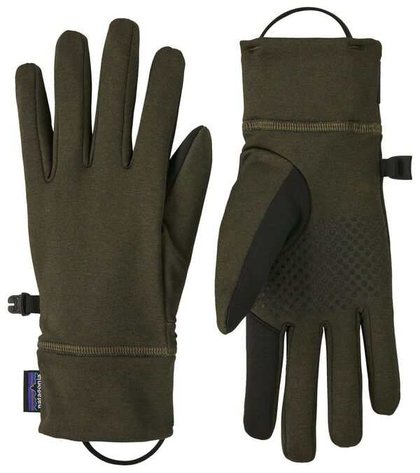 パタゴニア メンズ 帽子 アクセサリー Patagonia Men's R1 Daily Gloves Pine Needle Green