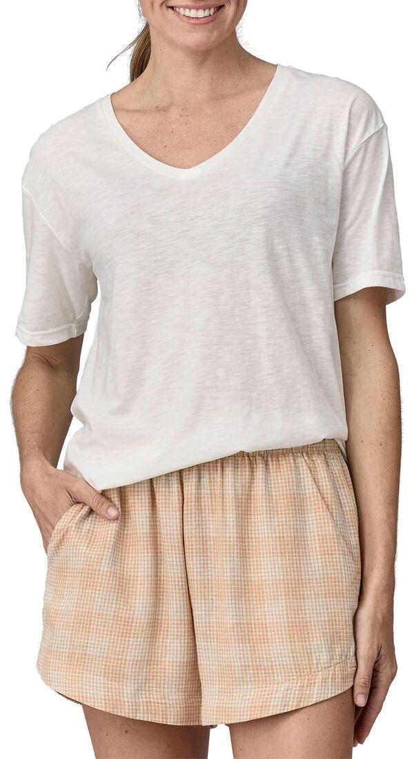 パタゴニア レディース Tシャツ トップス Patagonia Women's Mainstay T-Shirt Whiteの通販は