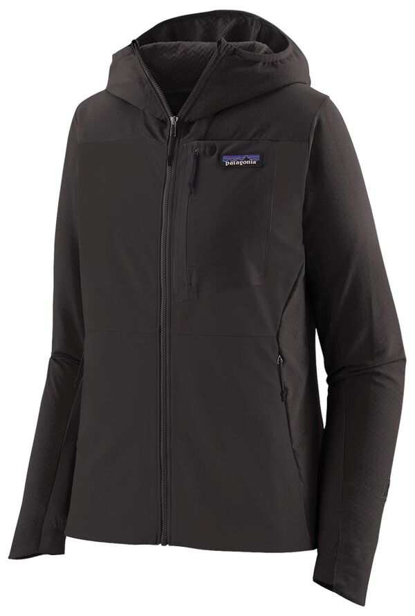 パタゴニア レディース ジャケット・ブルゾン アウター Patagonia Women's R1&reg; CrossStrata Hoody Black