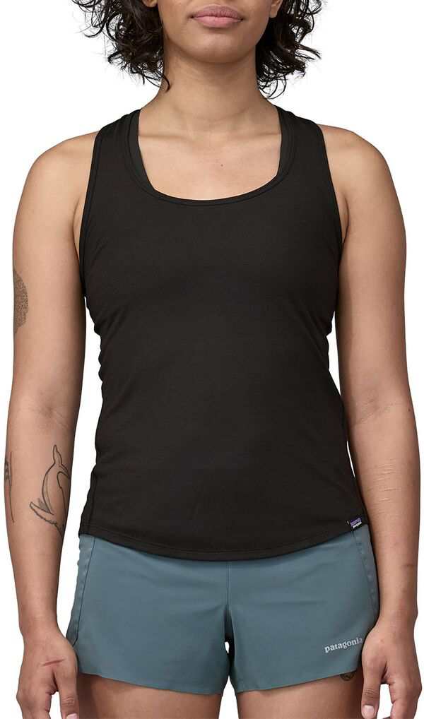 パタゴニア レディース タンクトップ トップス Patagonia Women's Capilene Cool Trail Tank Black