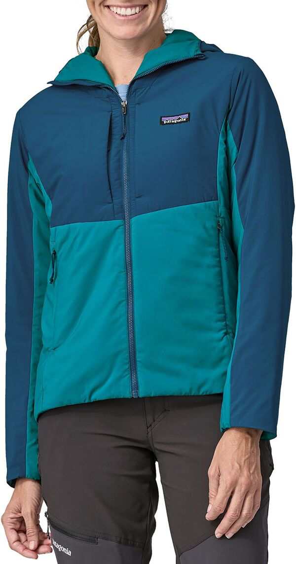 パタゴニア レディース パーカー・スウェット アウター Patagonia Women's Nano-Air Hoodie Belay Blue