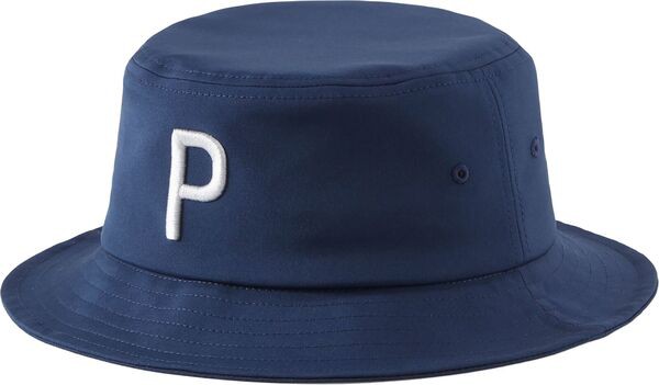 プーマ メンズ 帽子 アクセサリー PUMA Men's Bucket Hat Navy Blazer