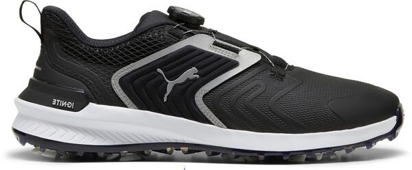 プーマ メンズ スニーカー シューズ PUMA Men's Ignite Innovate Disc Golf Shoes Black/White