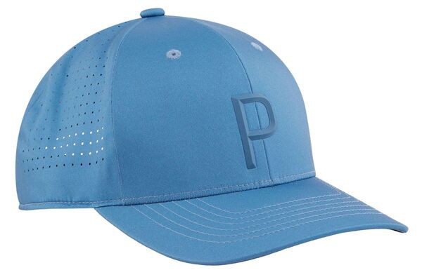 プーマ メンズ 帽子 アクセサリー PUMA Men's Tech P Snapback Golf Hat Blue Horizon