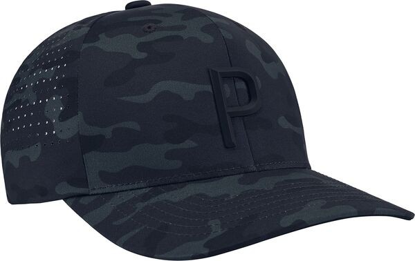 プーマ メンズ 帽子 アクセサリー Puma Men's Camo Tech Golf Cap Puma Black/Grey