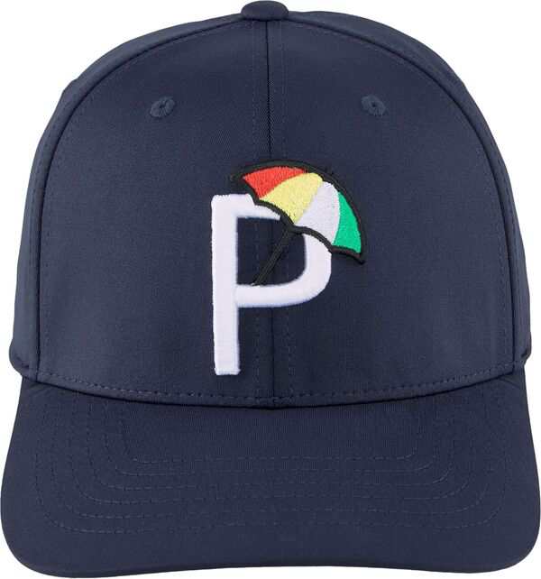 プーマ メンズ 帽子 アクセサリー PUMA x Arnold Palmer Men's Palmer P Snapback Golf Hat Navy Blazer