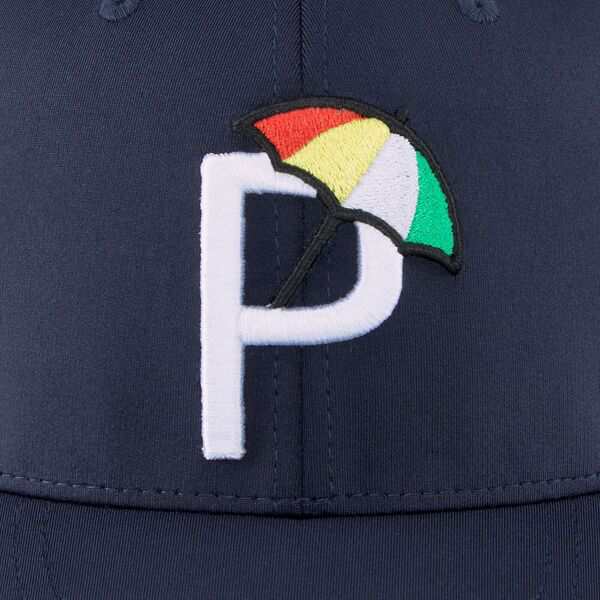 プーマ メンズ 帽子 アクセサリー PUMA x Arnold Palmer Men's Palmer P Snapback Golf Hat Navy Blazer