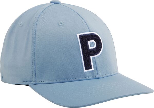 プーマ メンズ 帽子 アクセサリー Puma Men's Chenille P Golf Cap Zen Blue/Deep Navyの通販は