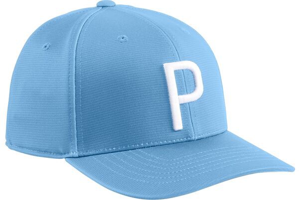 プーマ メンズ 帽子 アクセサリー PUMA Men's P Golf Hat Blue/White