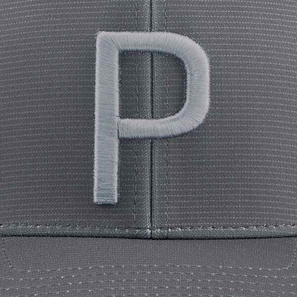 プーマ メンズ 帽子 アクセサリー Puma Men's P Golf Hat Slate Sky/Ash Gray