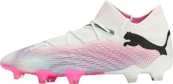 プーマ レディース スニーカー シューズ PUMA Women's Future 7 Ultimate FG/AG Soccer Cleats White/Black