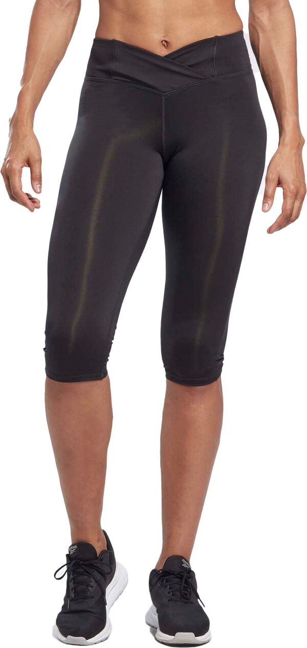 リーボック レディース カジュアルパンツ ボトムス Reebok Women's Workout Ready Basic Capri Leggings Blackの通販は 12,690円