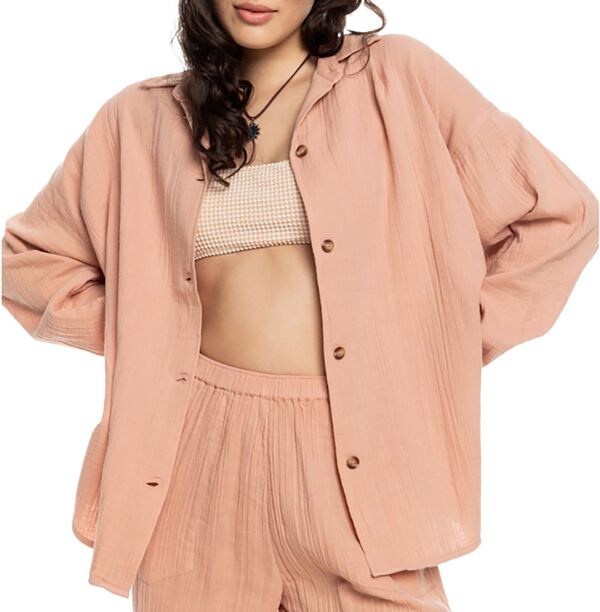 ロキシー レディース シャツ トップス Roxy Women's Morning Time Long Sleeve Top Cafe Cremeの通販は 13,855円