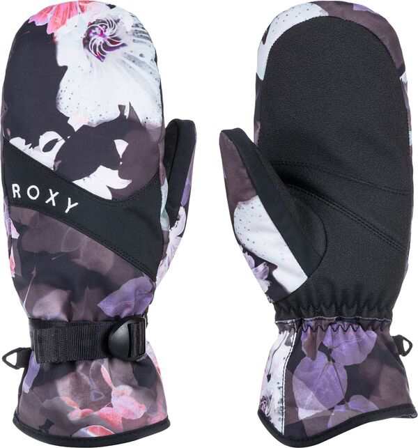 ロキシー レディース 手袋 アクセサリー Roxy Women's Jetty Mitt True Black Blurry Flower