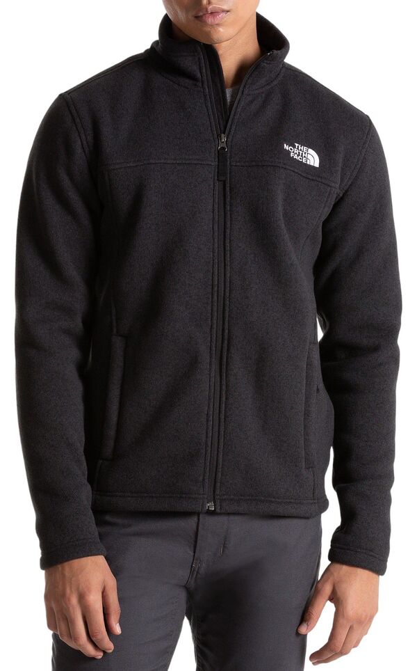 ノースフェイス メンズ パーカー・スウェット アウター The North Face Men's Tsillan Full Zip Jacket TNF Black Heather