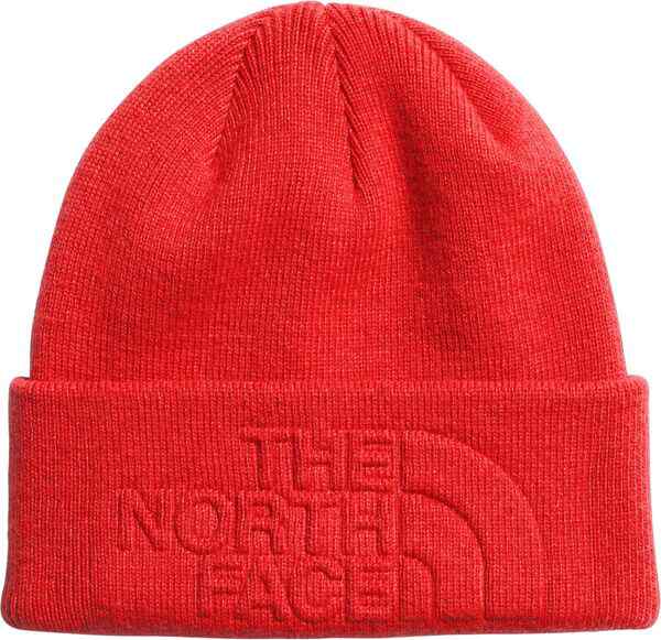 ノースフェイス レディース 帽子 アクセサリー The North Face Women's Urban Embossed Beanie Fiery Red