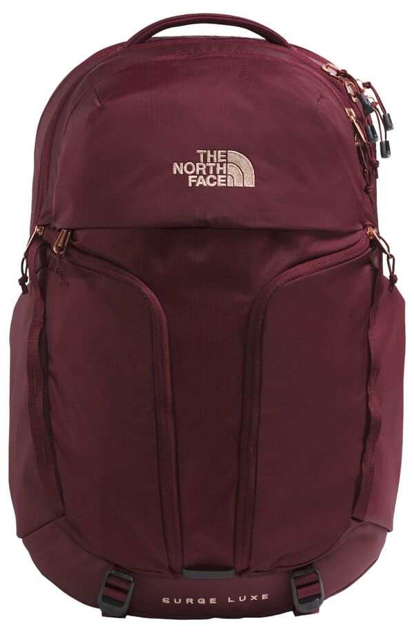 ノースフェイス レディース バックパック・リュックサック バッグ The North Face Women's Surge Luxe Backpack Alpine Plum/Brnt Crl Mt