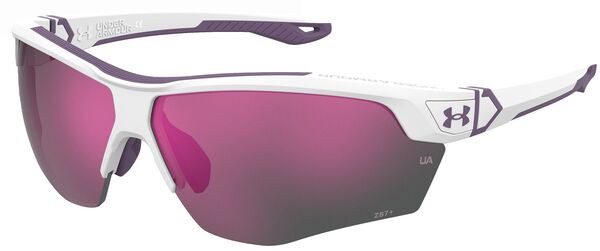 アンダーアーマー レディース サングラス・アイウェア アクセサリー Under Armour Yard Dual Sunglasses White/Purple