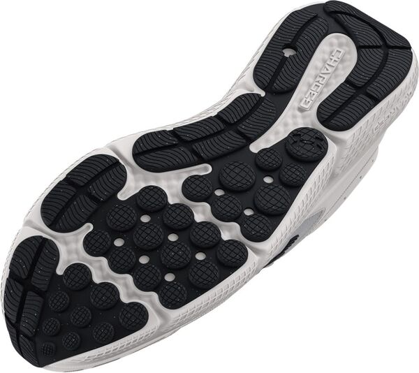 アンダーアーマー メンズ スニーカー シューズ Under Armour Men's Charged Assert 10 Running Shoes White/Black ミドルカット
