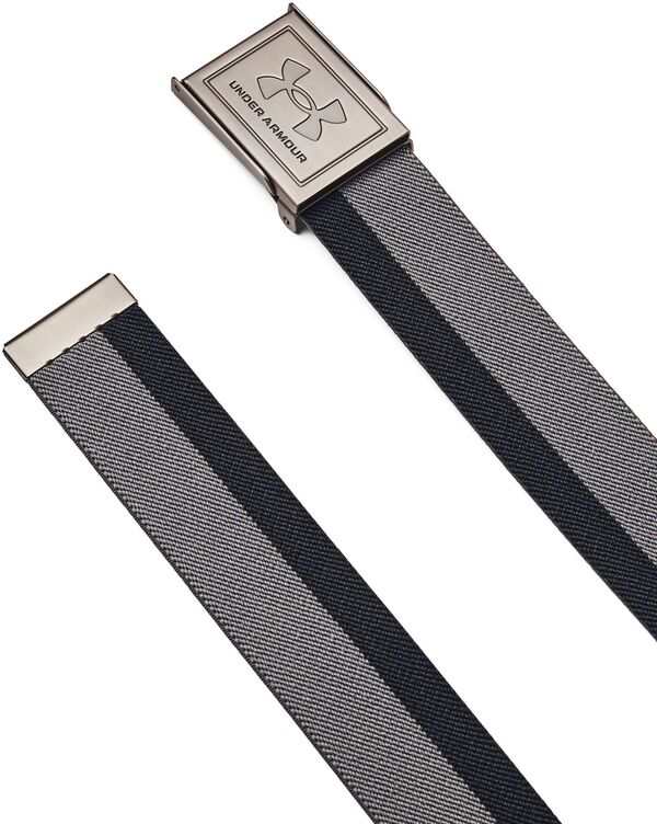 アンダーアーマー メンズ ベルト アクセサリー Under Armour Men's Stretch Webbing Golf Belt Gray