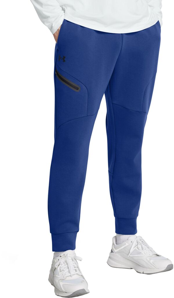 アンダーアーマー メンズ カジュアルパンツ ボトムス Under Armour Men's Unstoppable Fleece Joggers Tech Blue/Blackの通販はチノパン