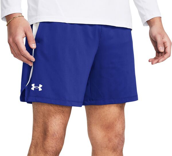 アンダーアーマー メンズ ハーフパンツ・ショーツ ボトムス Under Armour Men's Tech Vent 6'' Shorts Royal/White