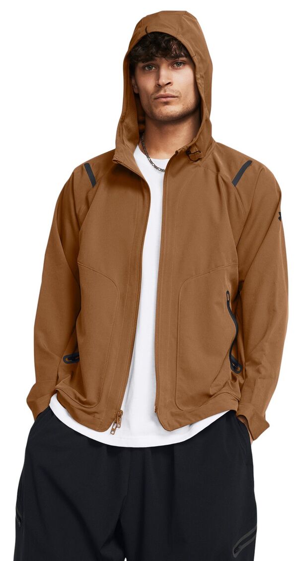 アンダーアーマー メンズ ジャケット・ブルゾン アウター Under Armour Men's Unstoppable Jacket Tundra/Blackの通販は