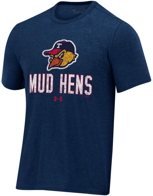 アンダーアーマー メンズ Tシャツ トップス Under Armour Men's Toledo Mud Hens Navy All Day T-Shirtの通販は 9,706円