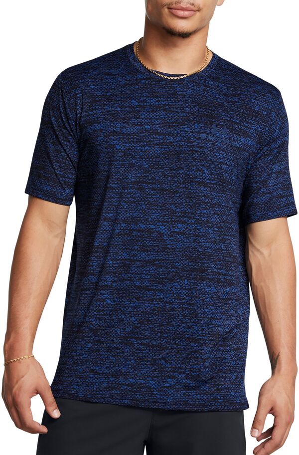 アンダーアーマー メンズ Tシャツ トップス Under Armour Men's Vanish Energy Printed Short Sleeve T-Shirt Tech Blue/Tech Blueの通販は