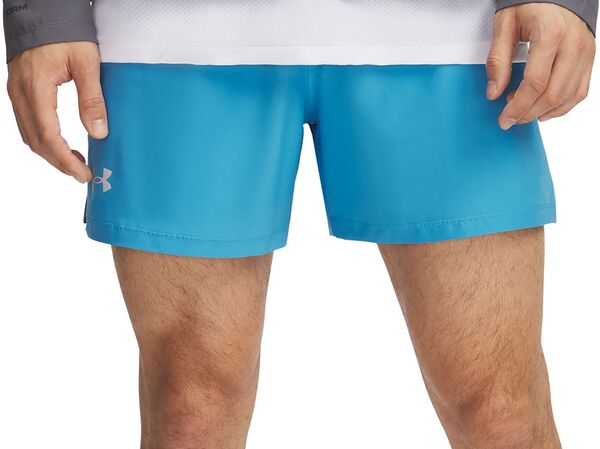 アンダーアーマー メンズ ハーフパンツ・ショーツ ボトムス Under Armour Men's Launch 5'' Shorts Ether Blu/Dwnpr Gry/Refの通販は